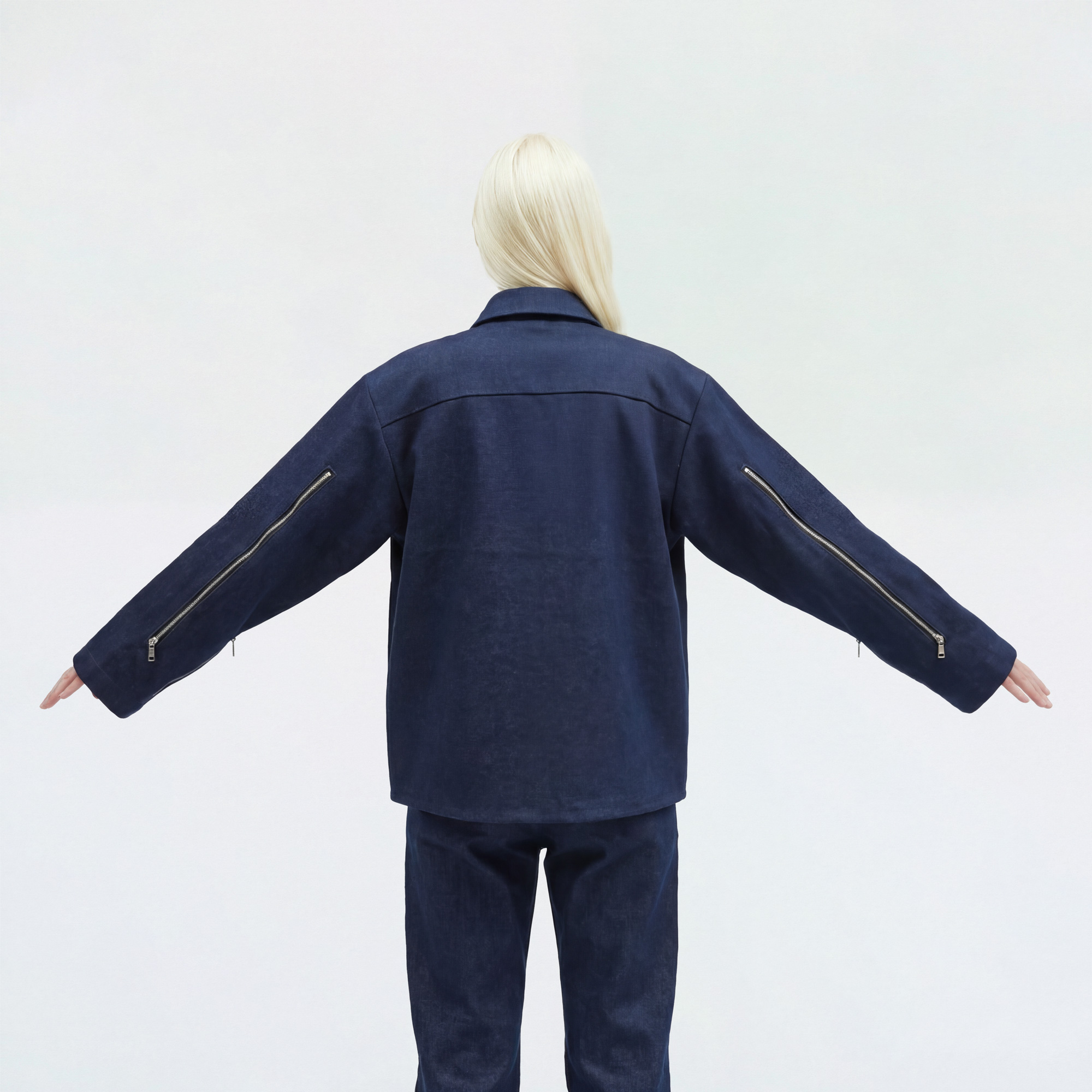 dark blue jacket