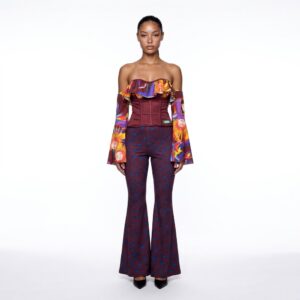 Burgundy Sun Corset