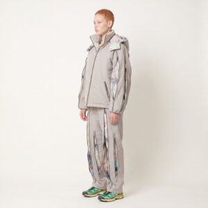 Gray padded jacket